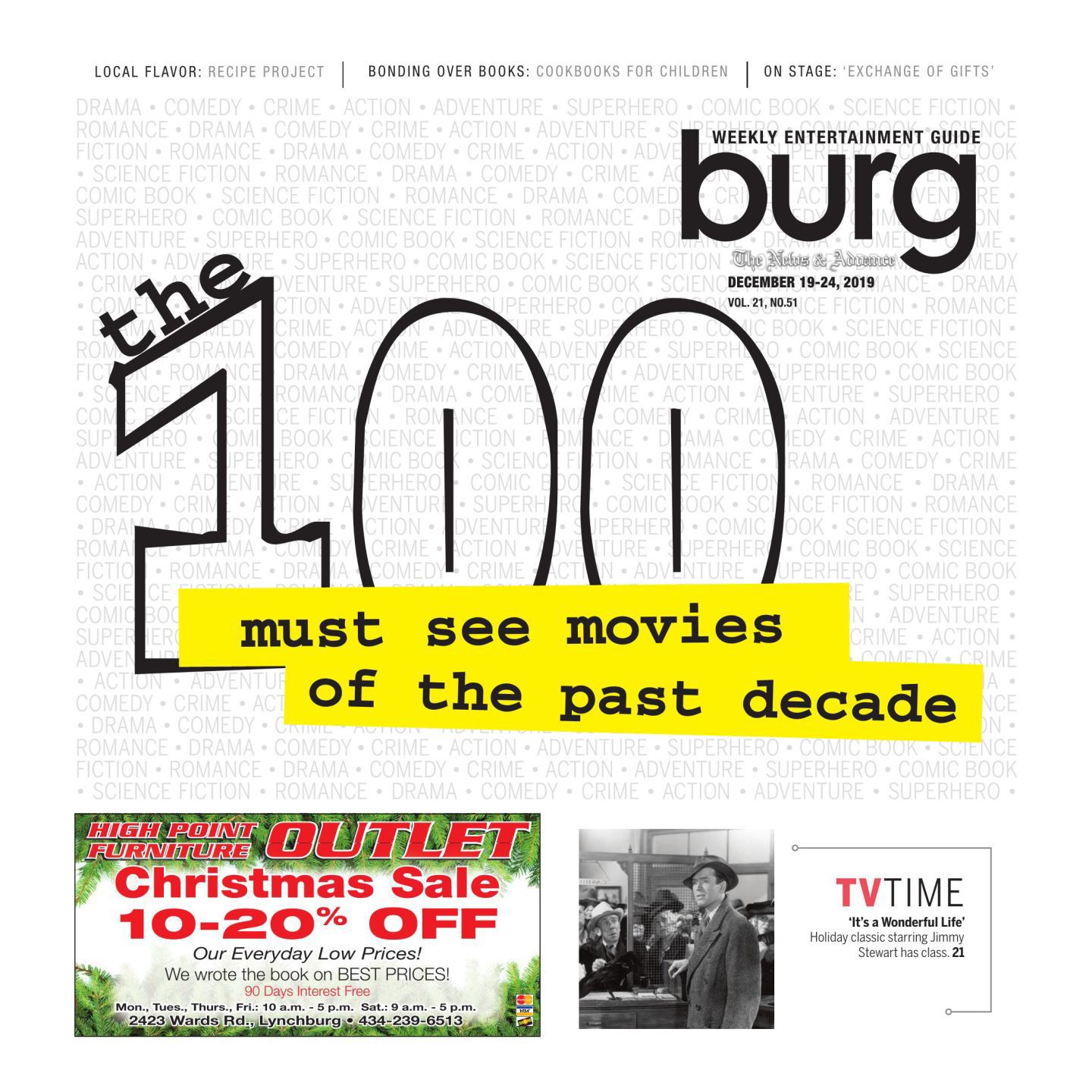 12 - Dec. 19 - 100 movies